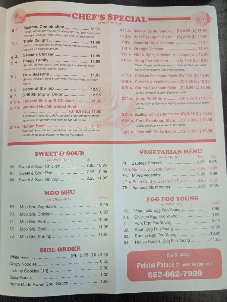 Peking Palace Restaurant Seafood Combination